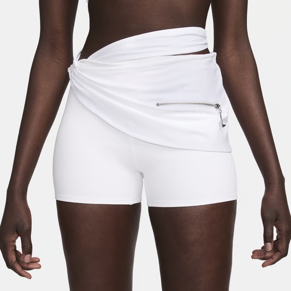 Nike Jacquemas Layered White Shorts